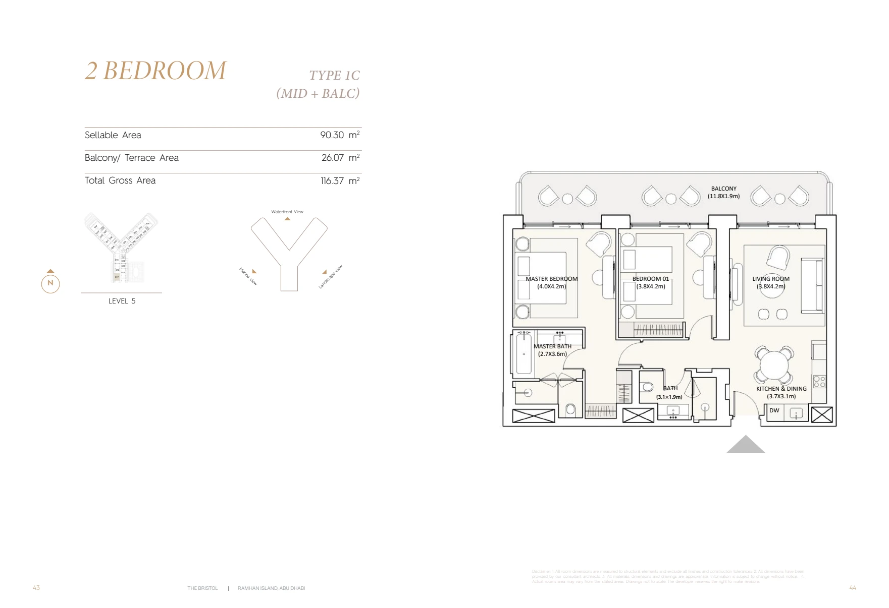 Published plan 8. Published reference for The Bristol Residences.