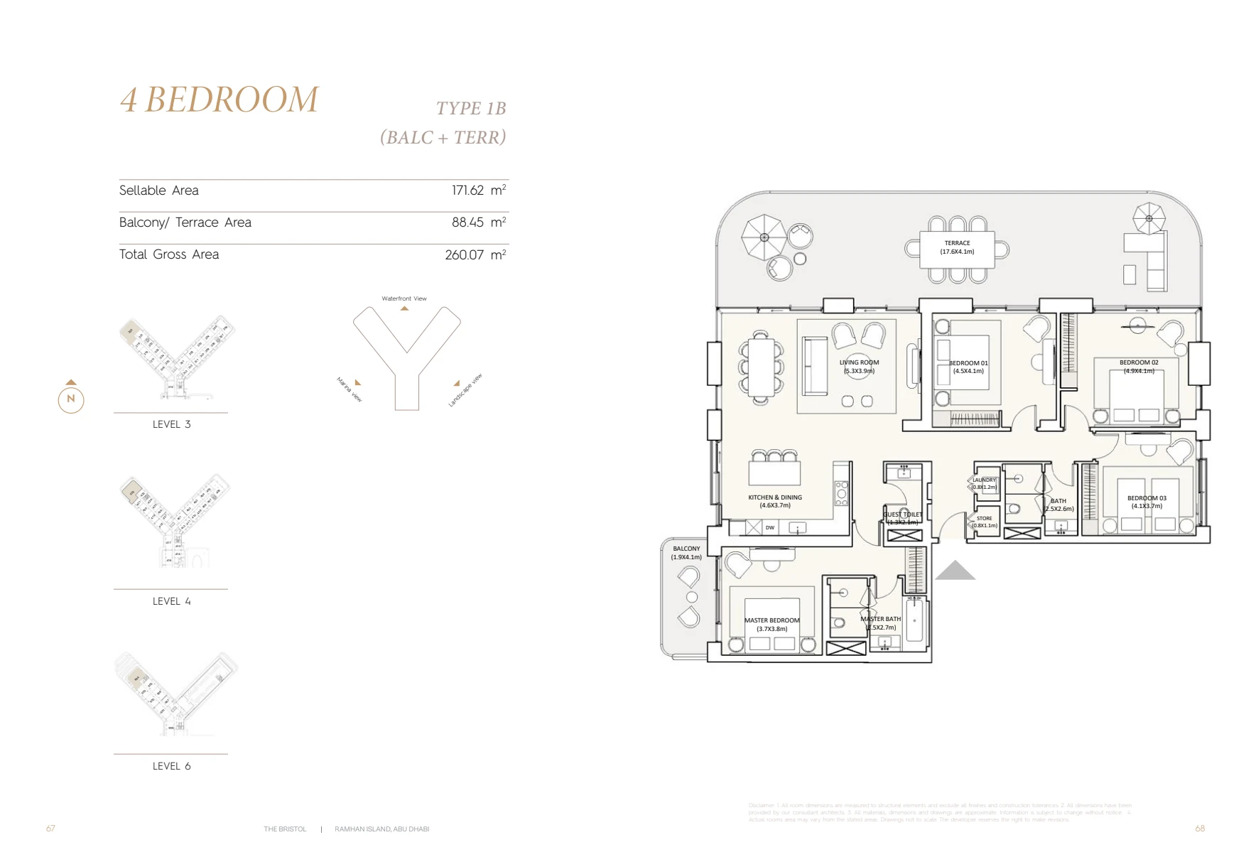 Published plan 18. Published reference for The Bristol Residences.