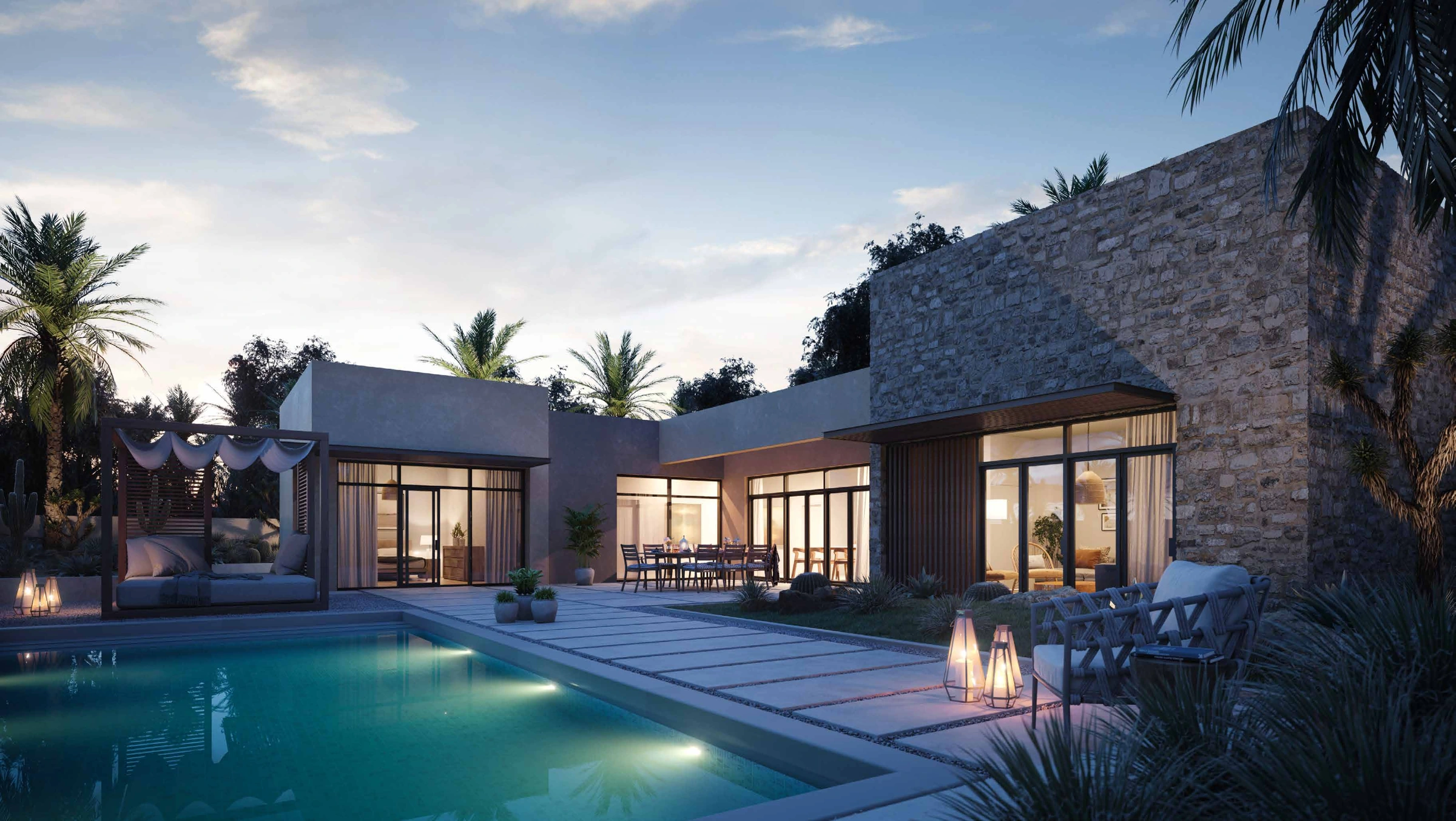 Original IMKAN Phase Two brochure villa architectural impression