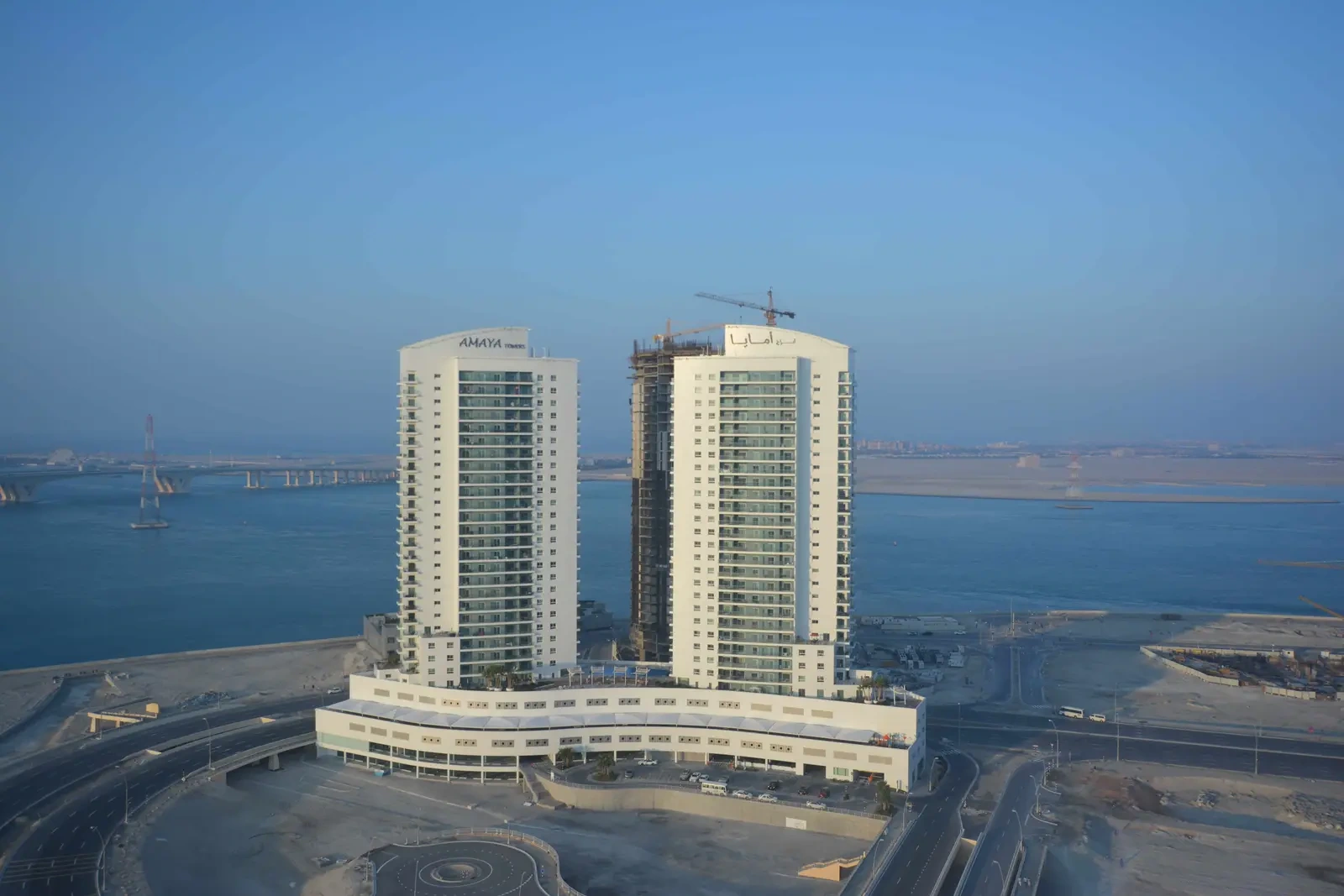 Amaya Towers completed twin buildings 1