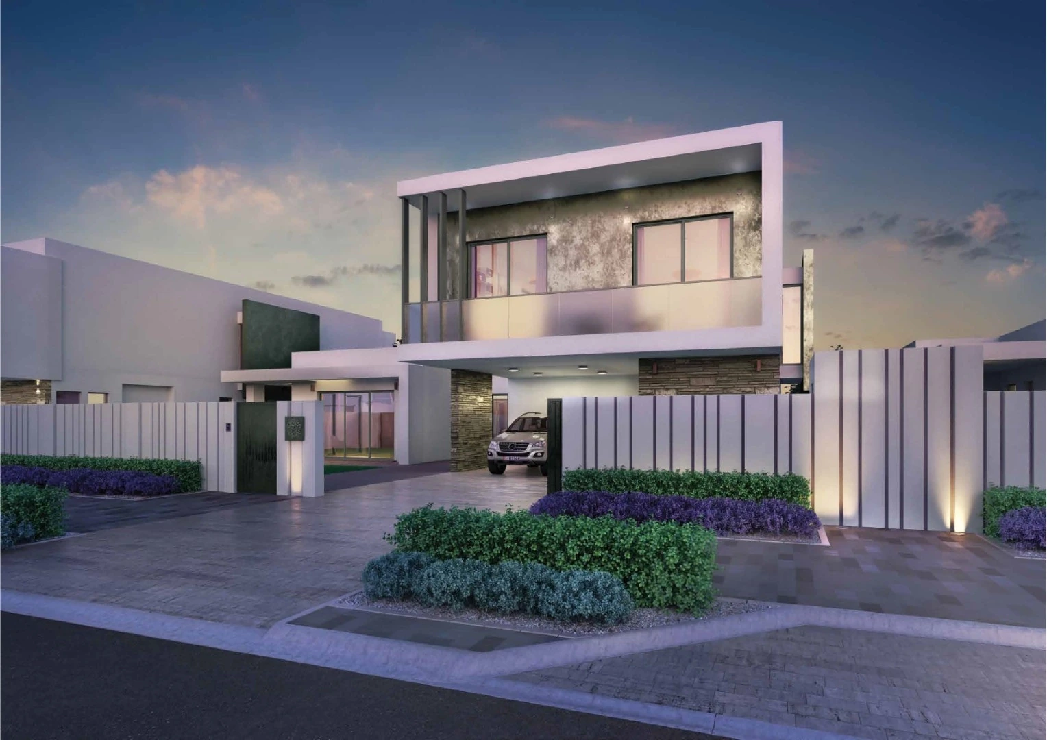 Original Yas Acres villa architectural render