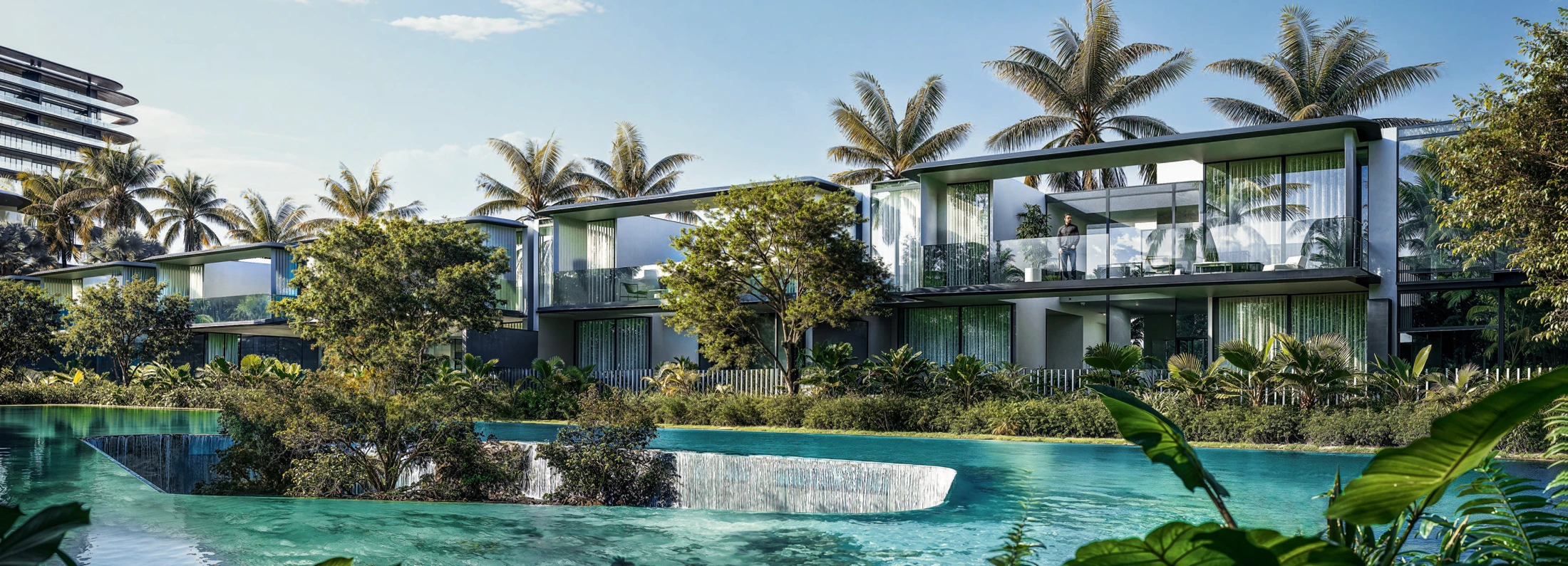 BRABUS Island villa gardens developer illustration