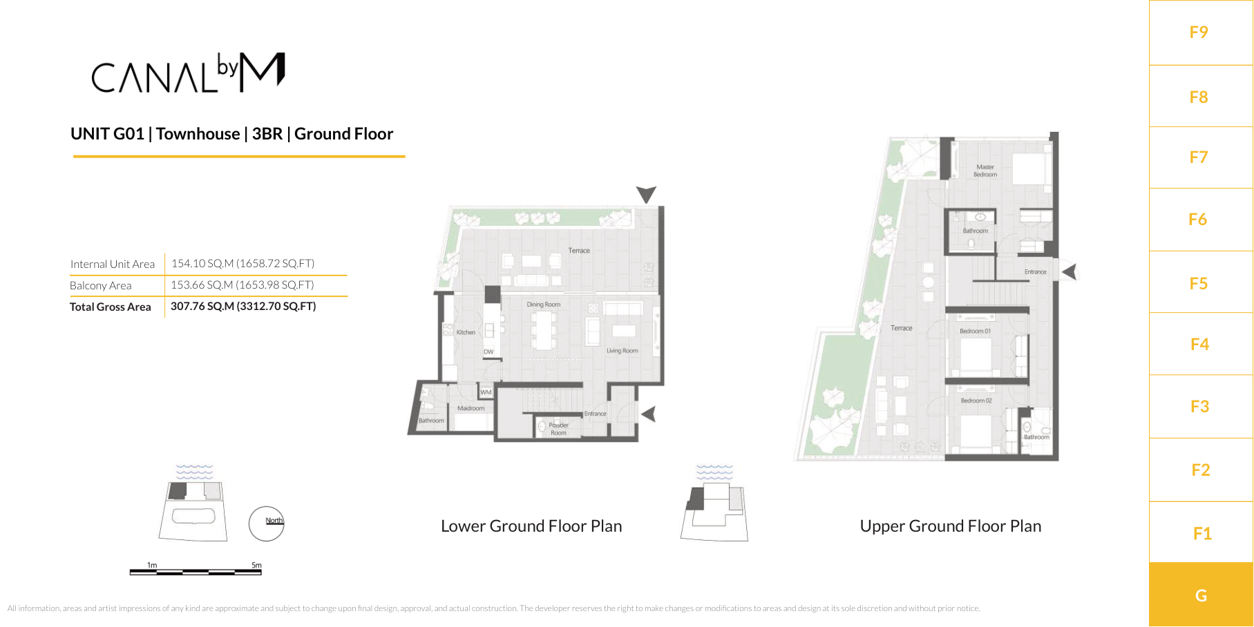 Townhouse G01, 3 bedrooms