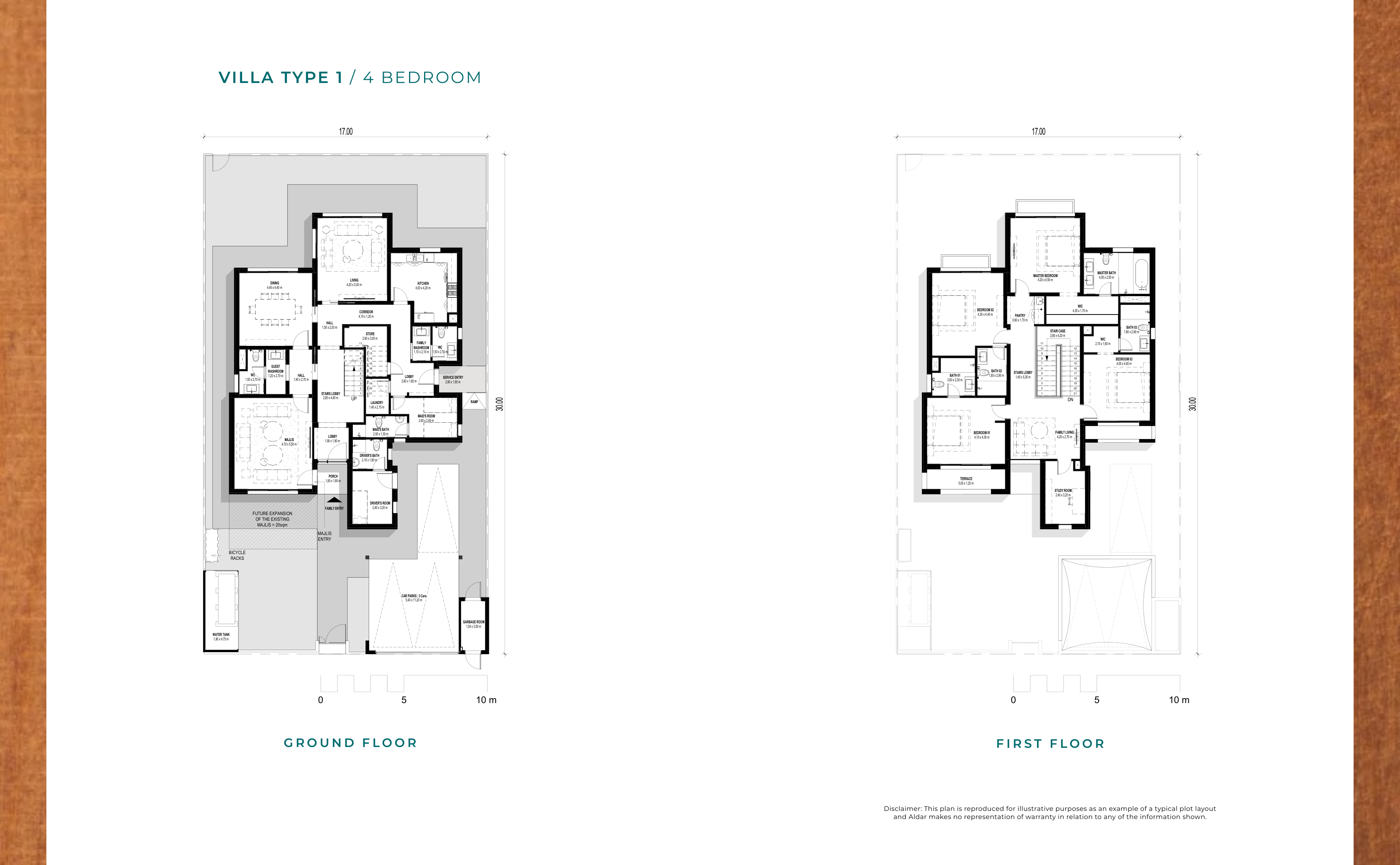 Complete original Fay Alreeman II 4 bedroom Type 1 ground and first floor drawing, all original notices retained