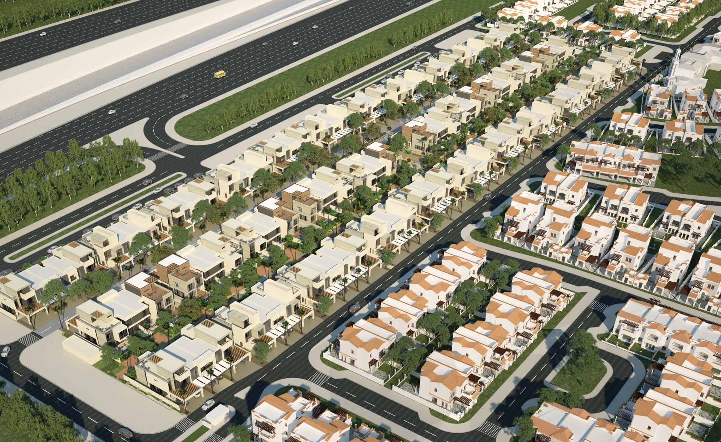 Faya community masterplan illustration