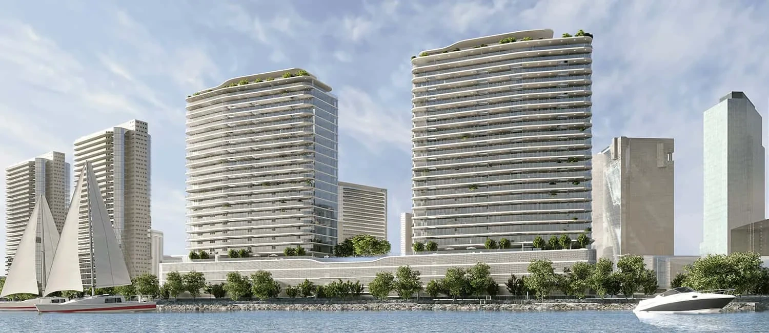 Marlin 1 waterfront towers developer illustration