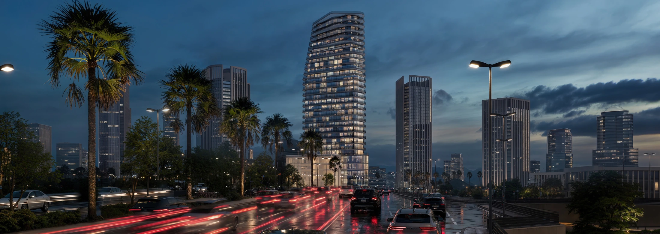 Marlin Icon tower exterior developer illustration