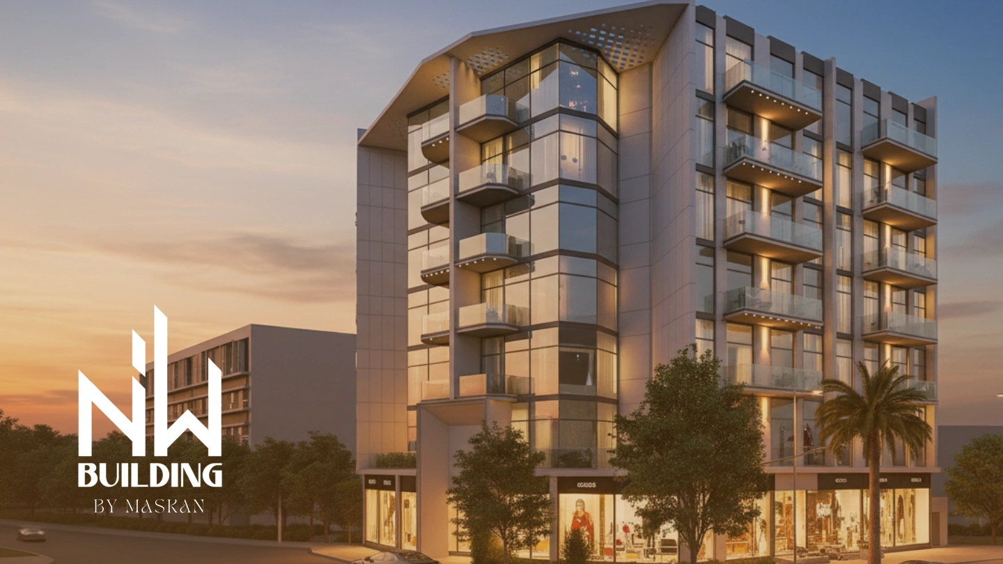 Nour Building exterior illustration published by Maskan MS