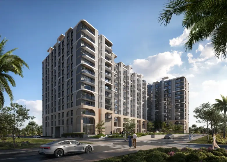 Nouran exterior render, architectural illustration