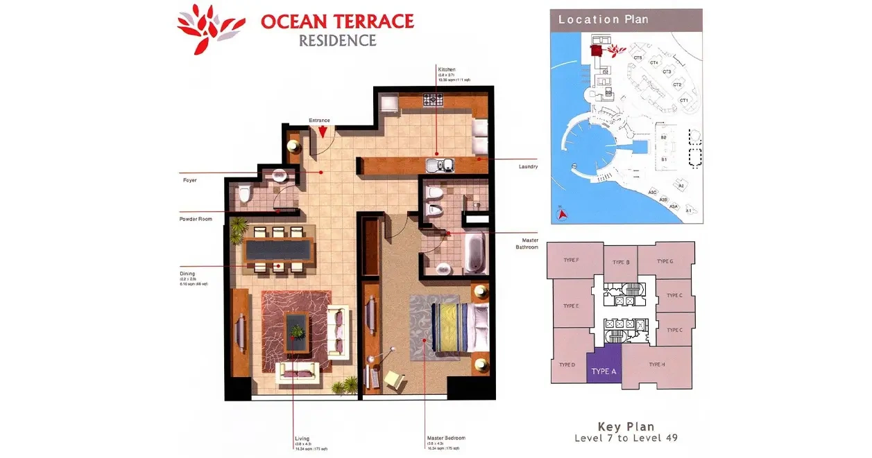 One bedroom Type A complete original home