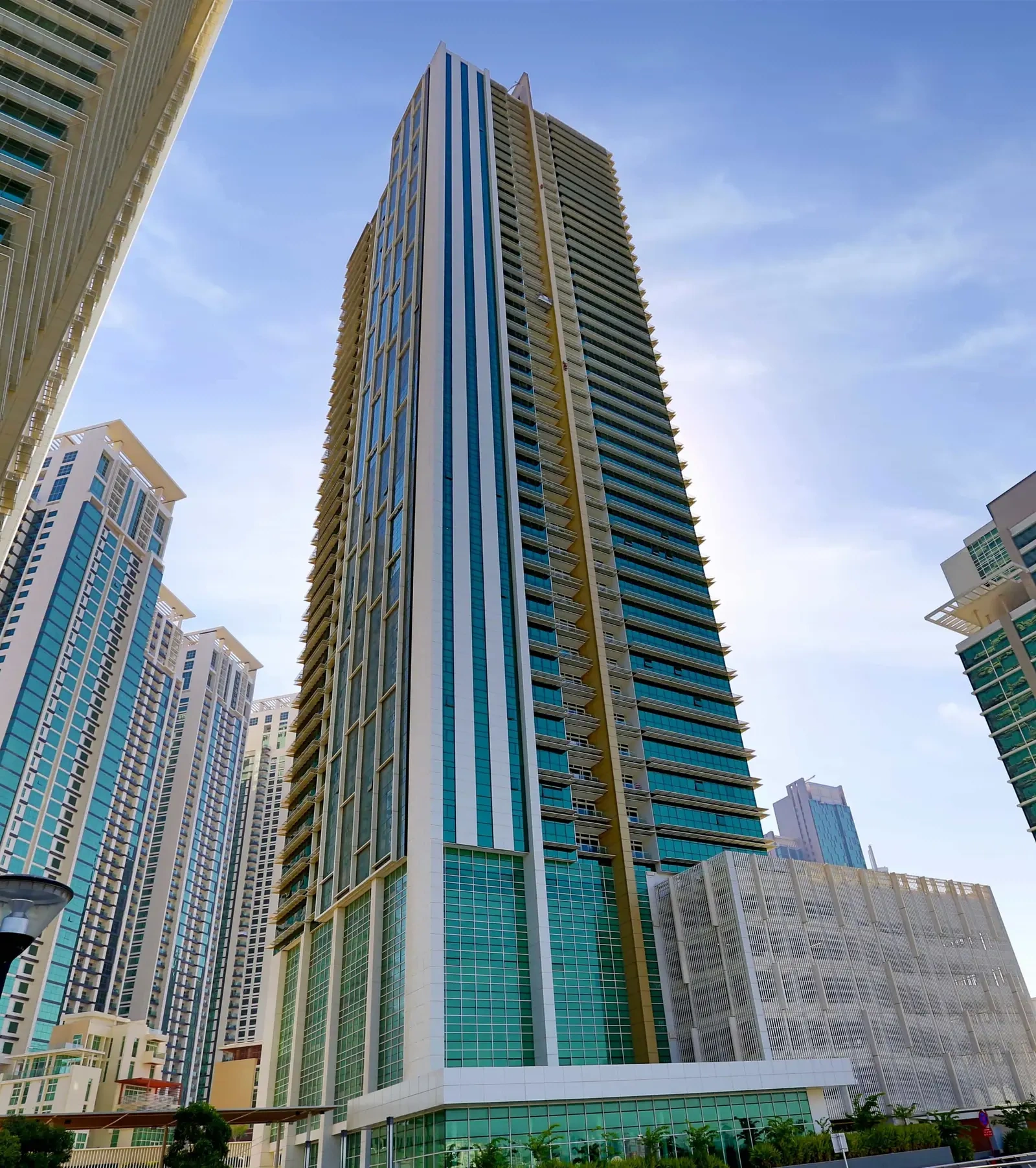 Ocean Terrace completed building and Marina Square waterfront setting 1