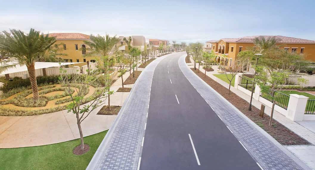Saadiyat Beach Villas residential street
