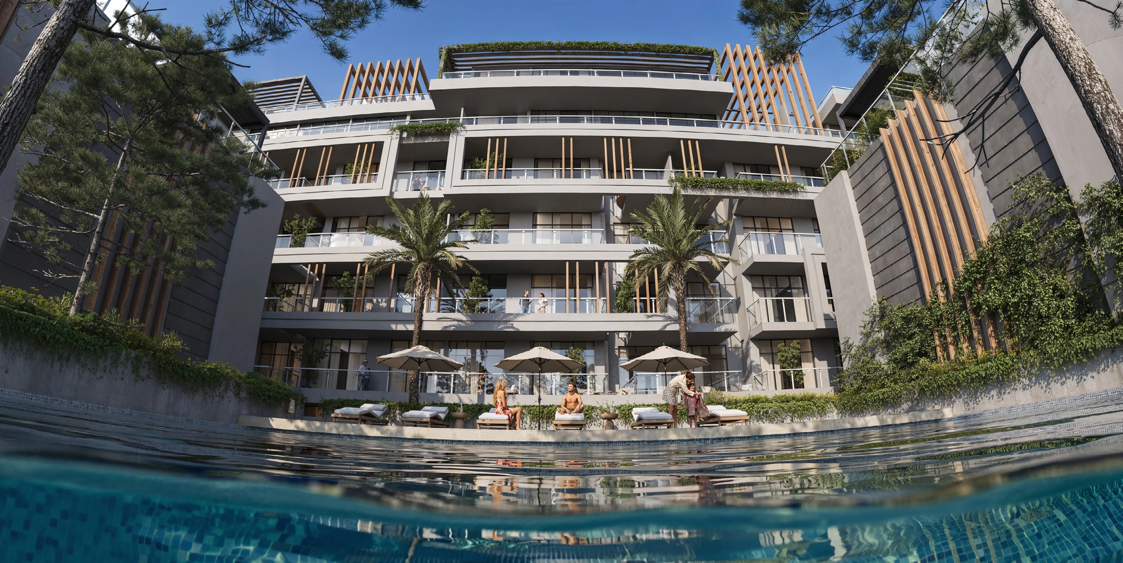 Sila swimming pool and residences developer illustration