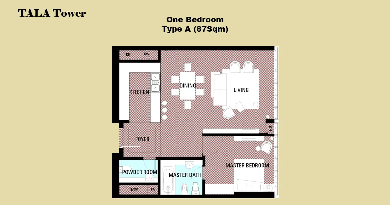 1 Bedroom Apartment - Type A
