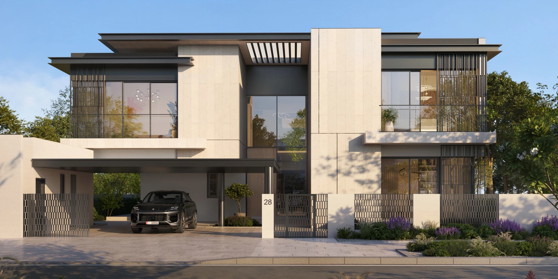 Talay Beach Horizon villa architectural illustration