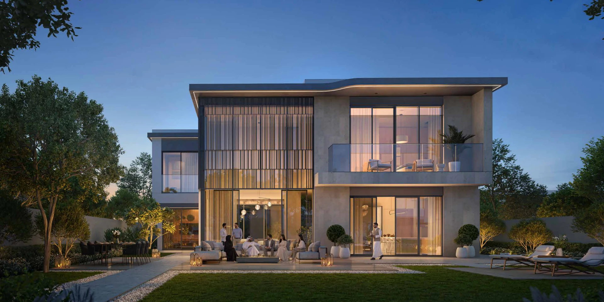 Talay Beach Coastal villa architectural illustration