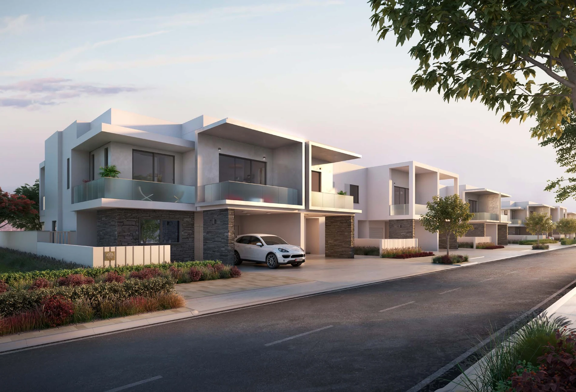 The Cedars original architectural render, brochure page 16