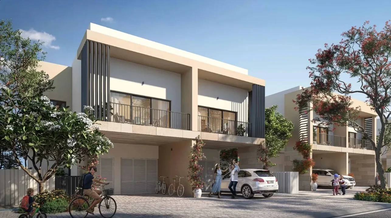 The Dahlias original Aldar architectural illustration