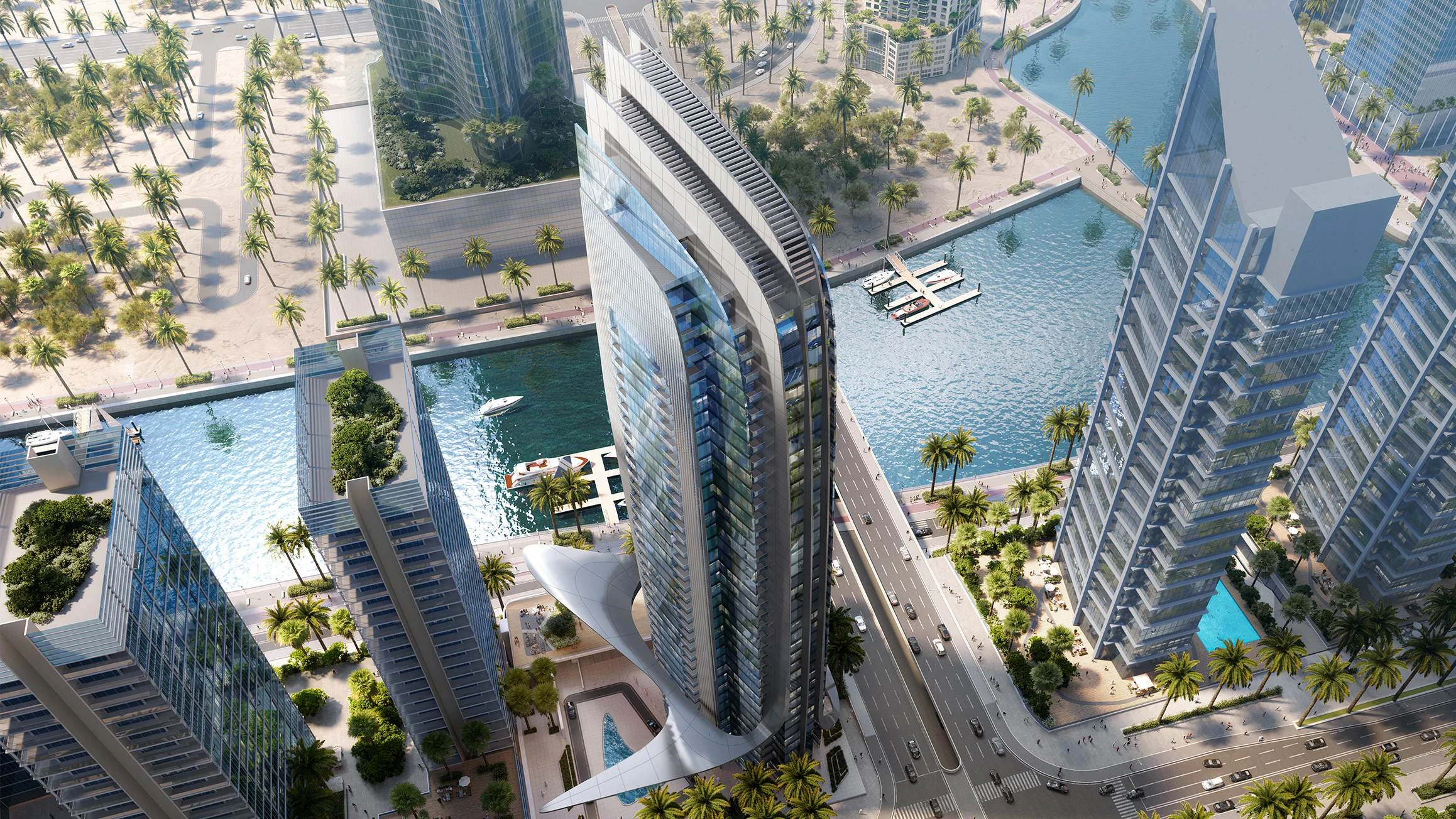 W Residences Abu Dhabi architectural illustration 9 on Al Maryah Island