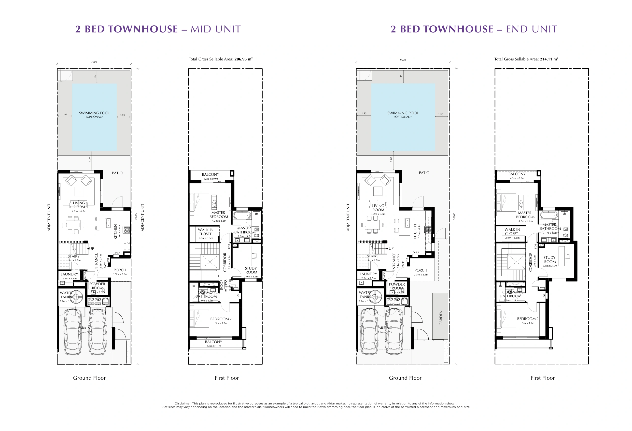 Original Magnolias whole home drawings, both levels